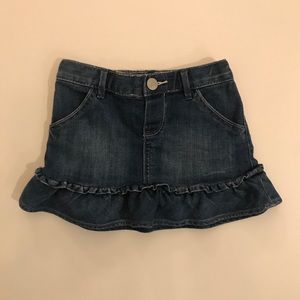 Baby Gap 1969 Jean Skirt with Ruffle 4T